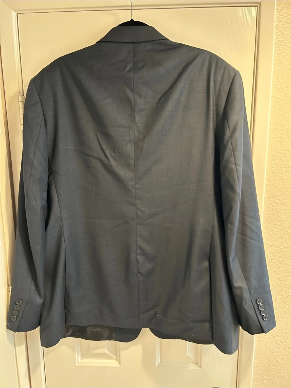 Joseph Abboud 48R Charcoal Gray 100% Wool Sport Coat Blazer Two Button